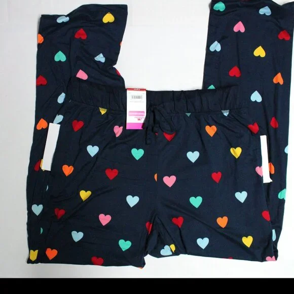 Men's Way To Celebrate Medium 32 - 34 Valentine's Day Heart Drop Sleep Pants - Picture 7 of 13